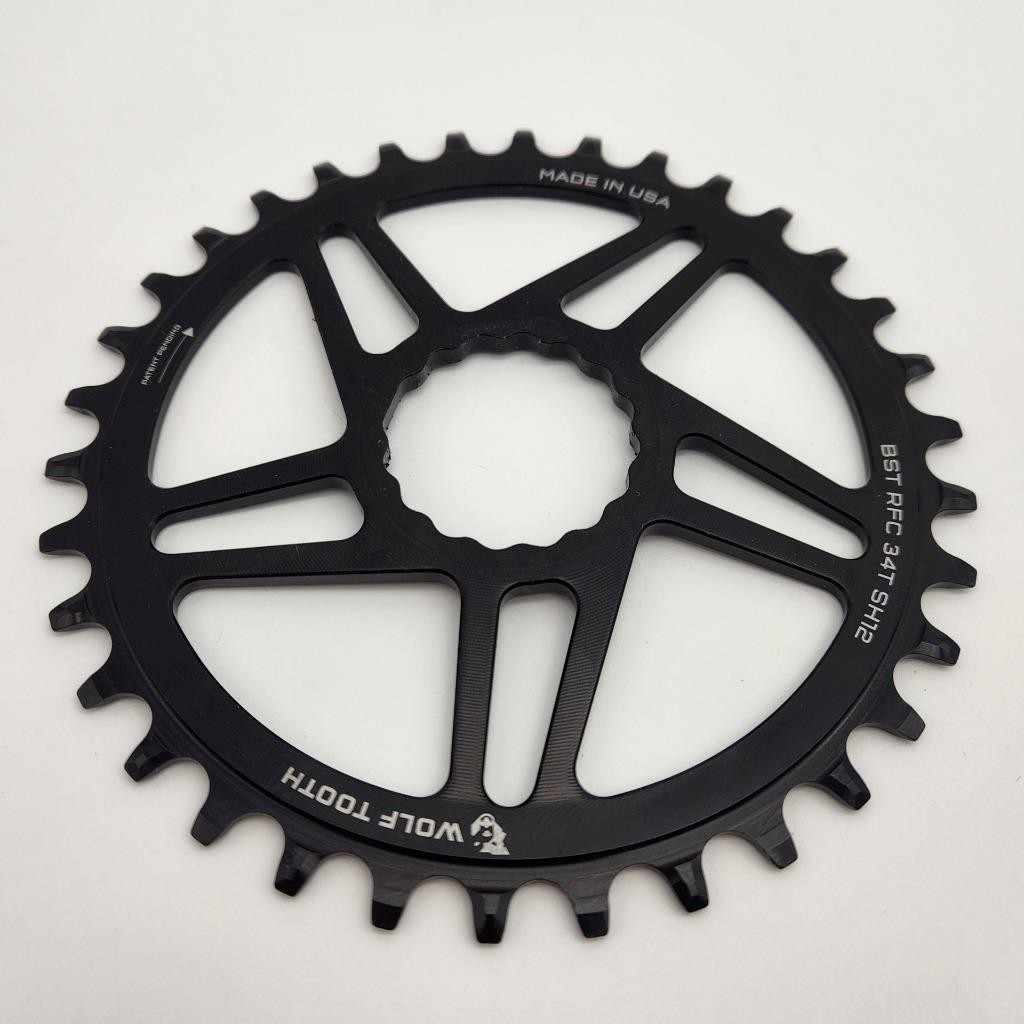 Wolf Tooth 34T CINCH Boost Direct Mount Bicycle Chainring 3mm Offset NO PACKAGE