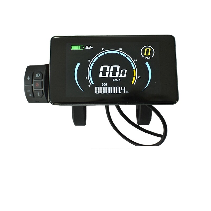 Ebike 24V/36V/48V/52V/60V/72V NFC SR-M808X LCD Display Speed Meter Control Panel
