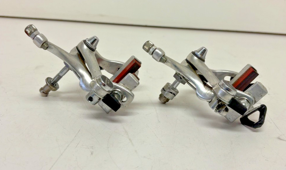 Vintage Shimano BR-L570 Silver Aluminum Side Pull Caliper Road Bike Brakes GREAT