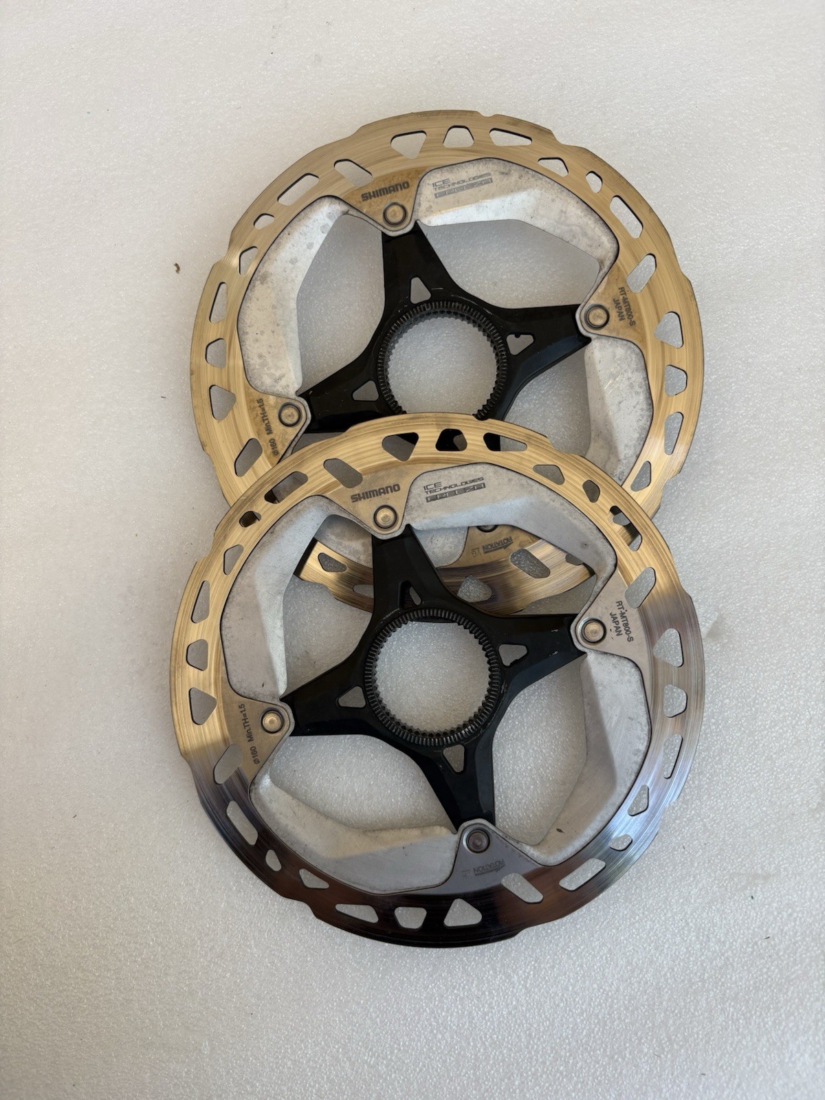 Shimano RT-MT800-S Brake Rotors. (PAIR)