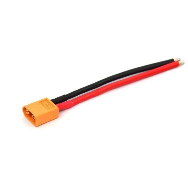 10AWG 100mm XT60 Parallel Pigtail Wire Cable Male Connector Ebike Li-Ion Battery