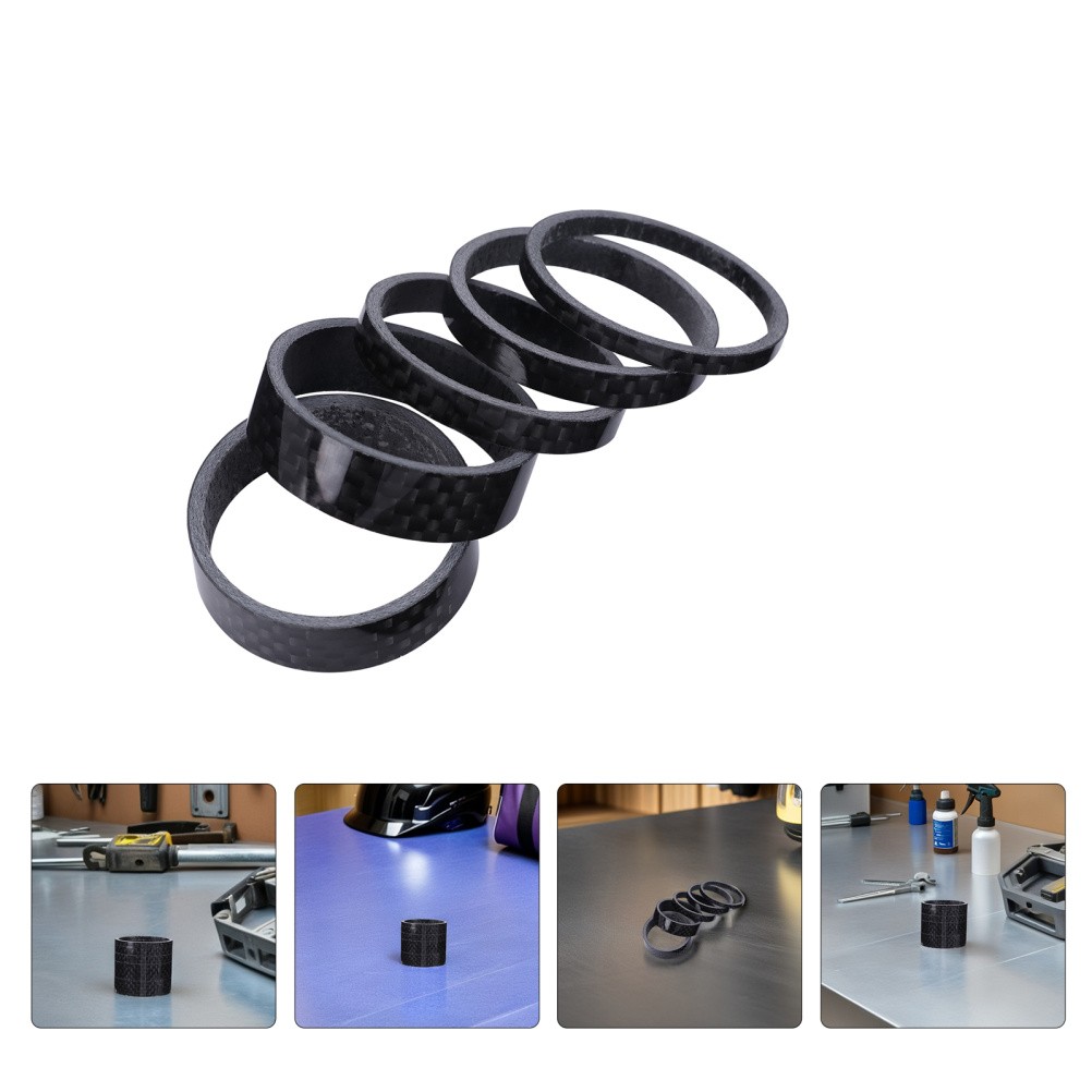 10 Pcs Bicycle Headset Spacer Carbon Spacers Bike Front Fork Stem