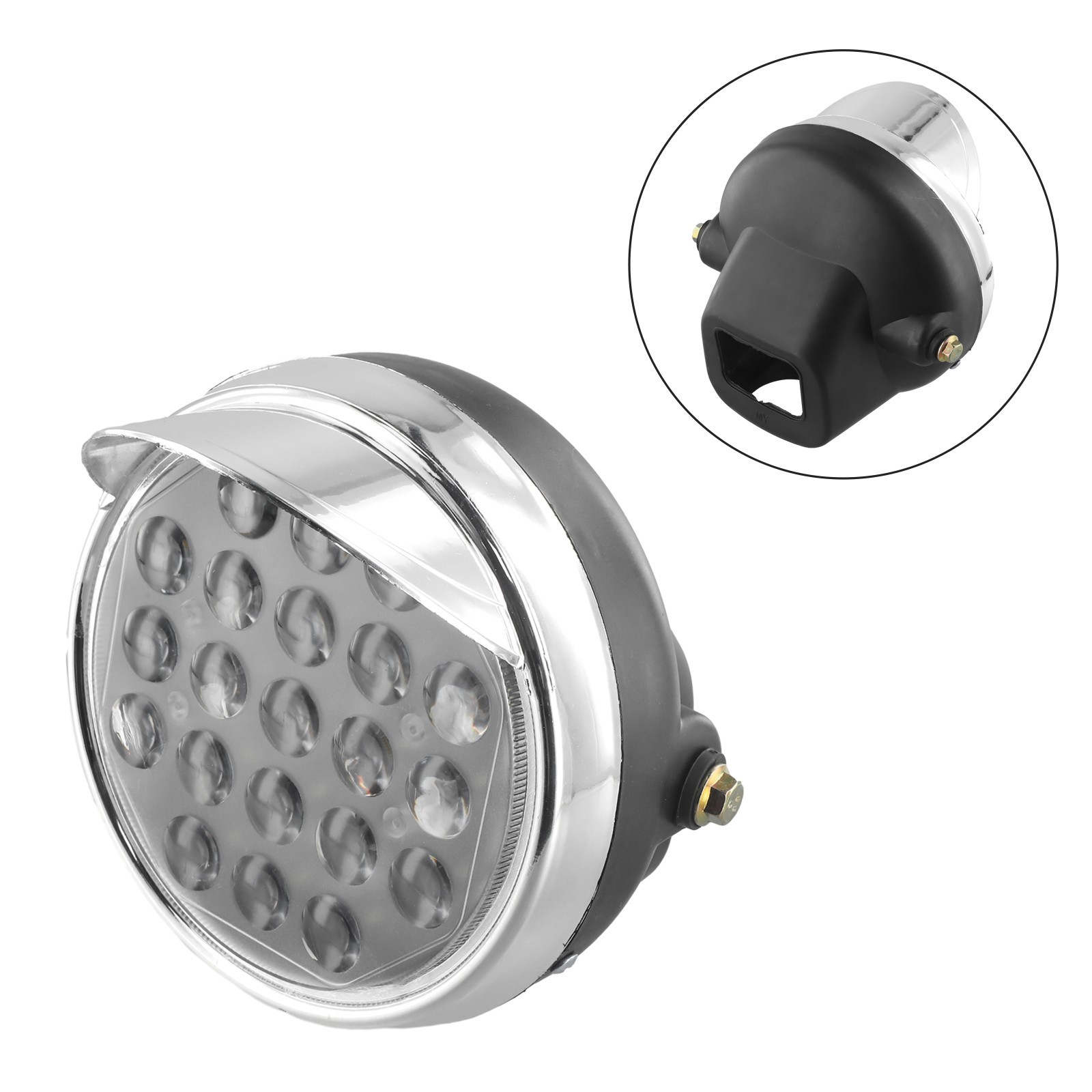 Modern and Sleek Design 12v80V 81216 Beads Tricycle Motorcycle LED Headlight