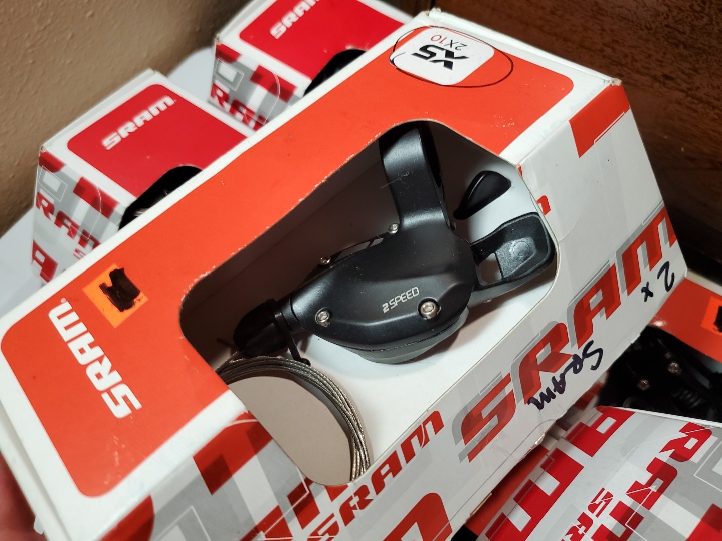 SRAM X5 2-Speed Front Trigger Shifter Left 2×9 or 2×10 LEFT