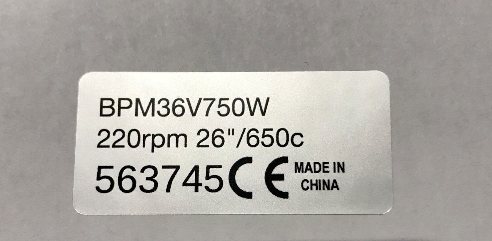 ebike 2x motor sticker 750w legal for 26″ wheel Bafang, BMC, MAC, Bosch Pedelec