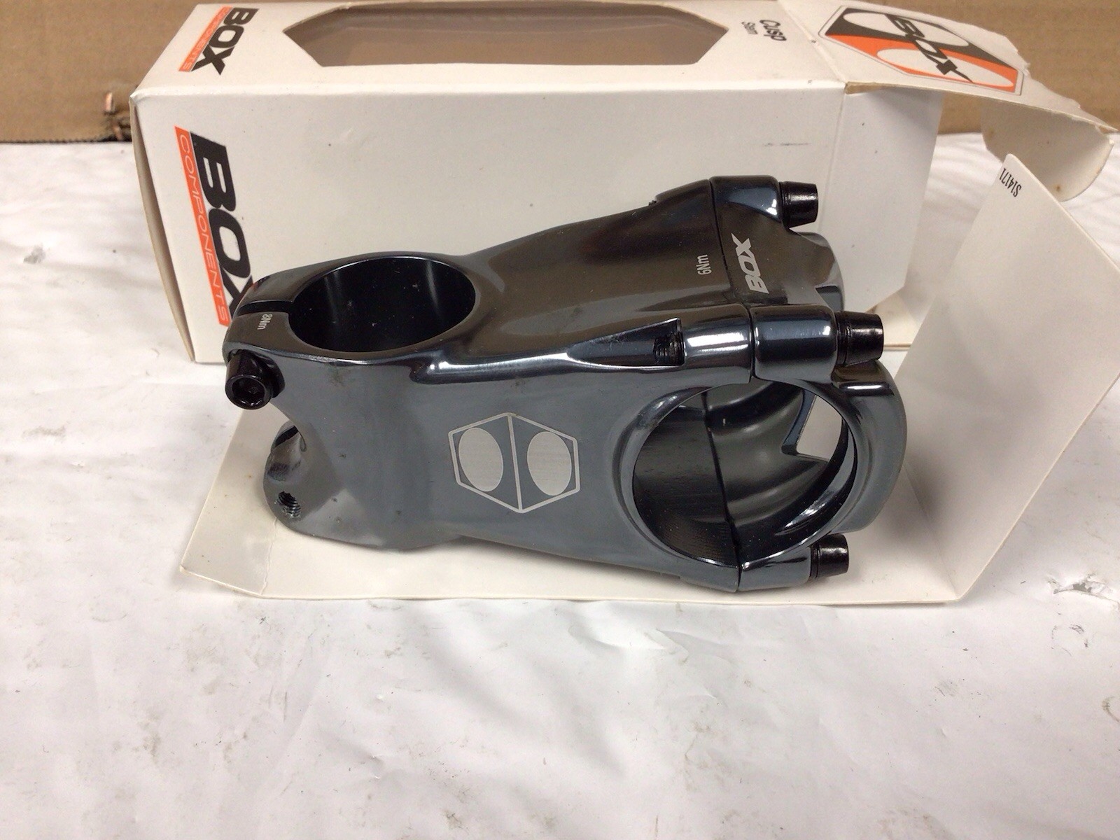 Box Components Cusp 55mm Length 35mm Clamp Aluminum Stem Gun Metal