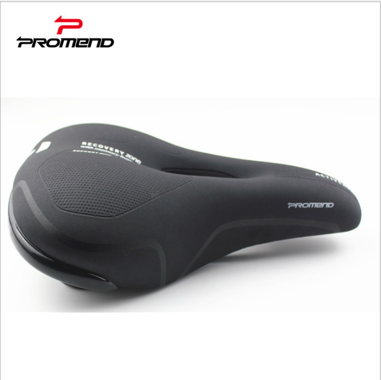 Promend Bicycle MTB Bike Seat Saddle Cushion Pad Thicken Wide PU EVA Foam Saddle