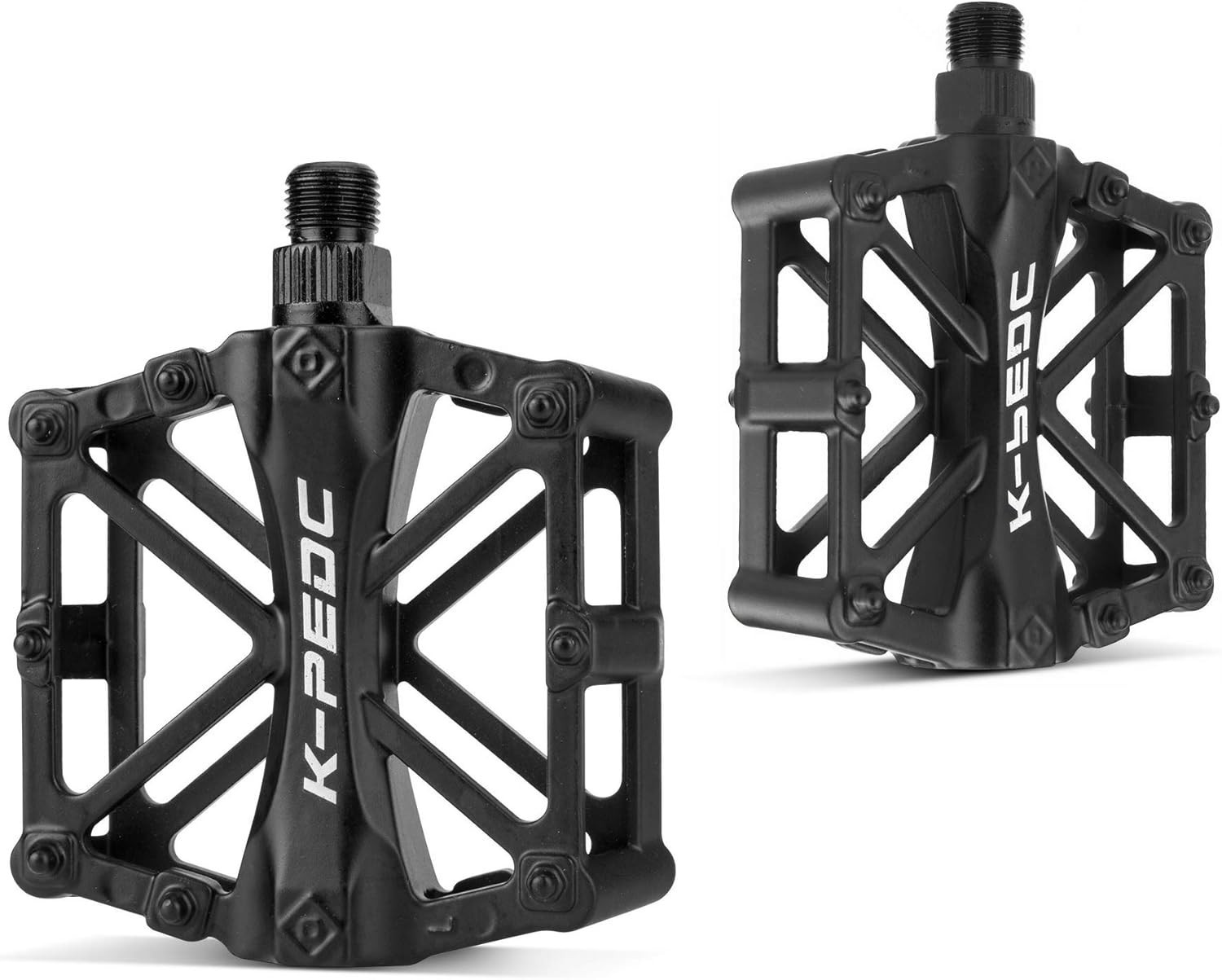Bike Pedals 9/16 for MTB, Mountain Road Bicycle Flat Pedal, with 16 Anti-Skid…