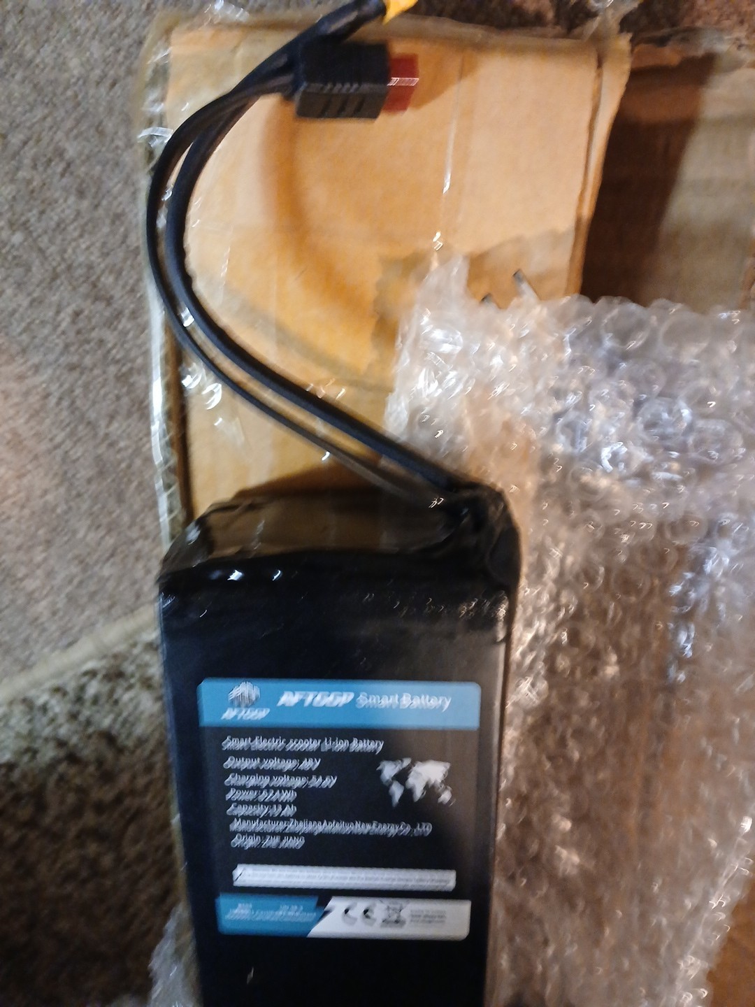 Aftggp Smart Battery 48v 624wh 13 Ah For Ebike Or E Scooter Brand New Vipcoo Vs1
