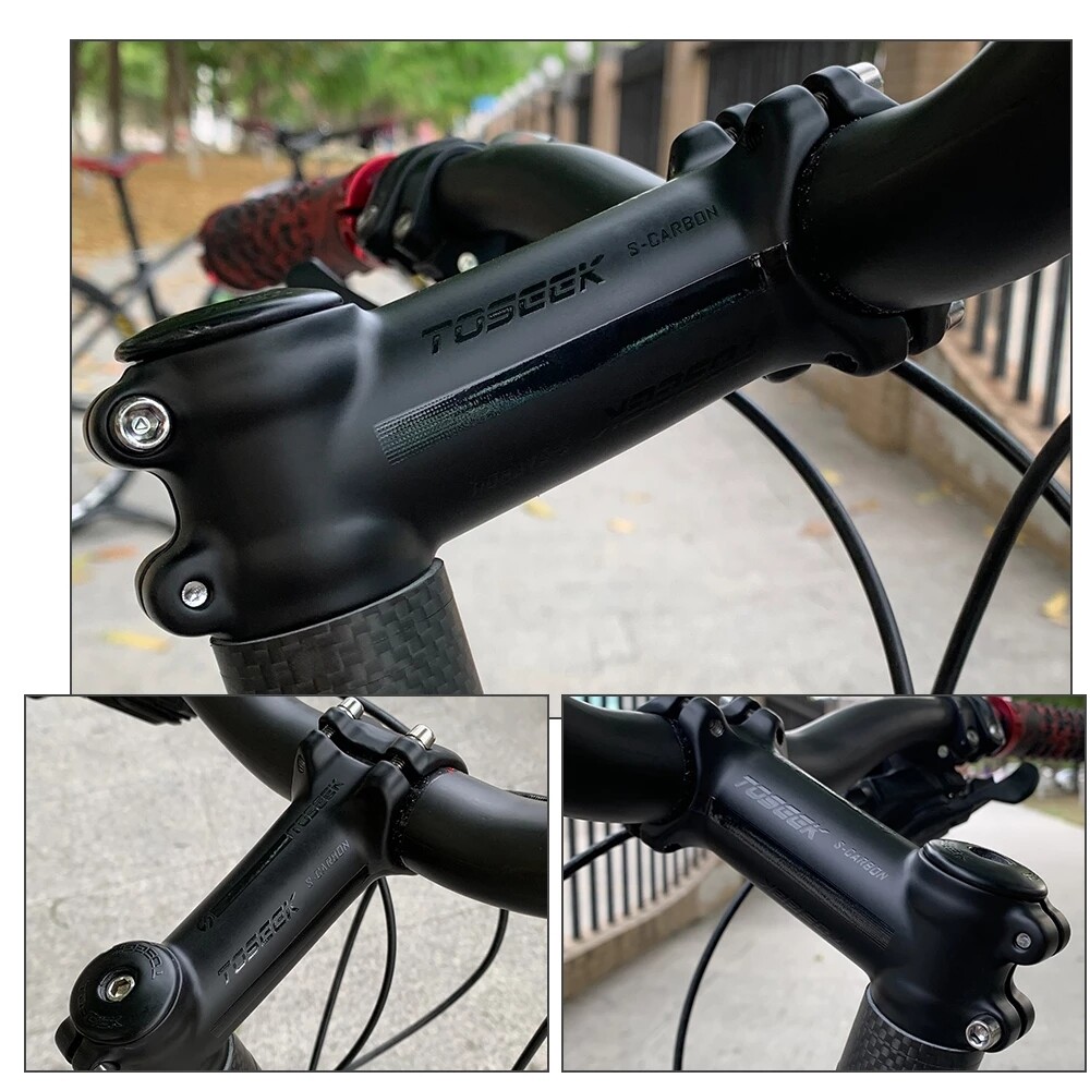 Bicycle Alloy Stem 6/17° Mountain MTB Road Bike Handlebar Stems 31.8*60-120mm