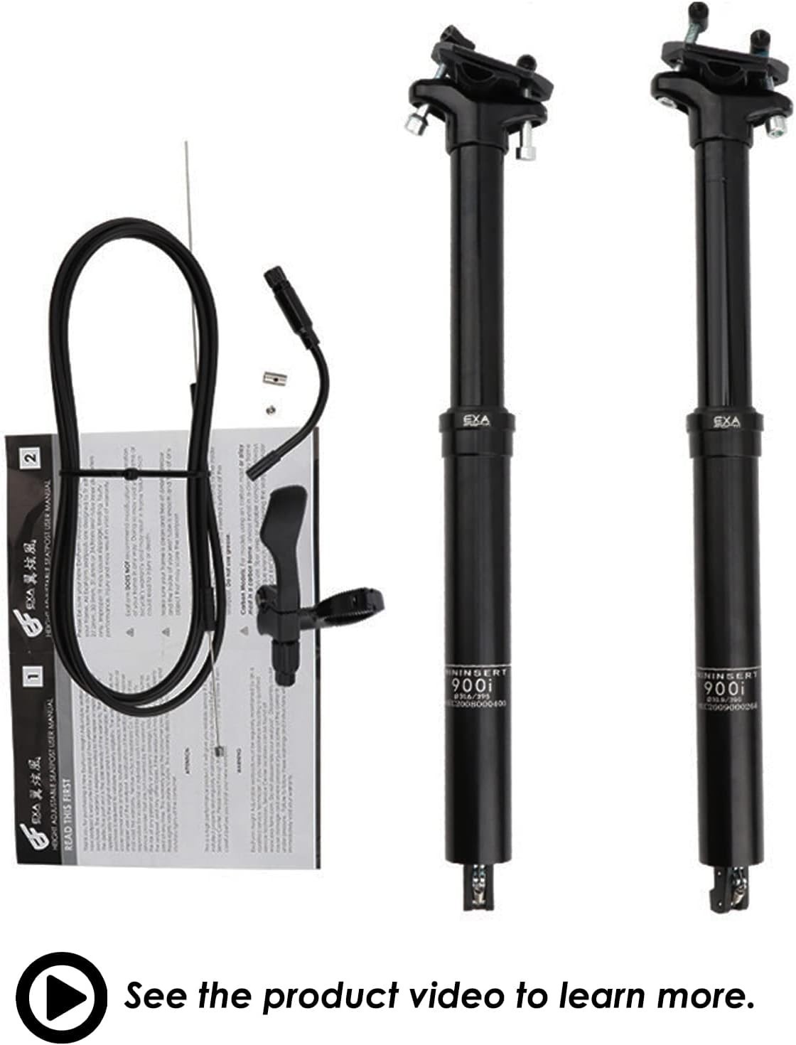 EXA Form 900i 30.9mm Dropper Post with Remote Lever and Cable Kit MTB/…