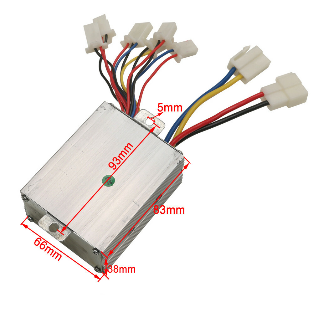 DC 24V 500W Electric Bicycle E-bike Scooter Brush Speed Controller Motorbike New