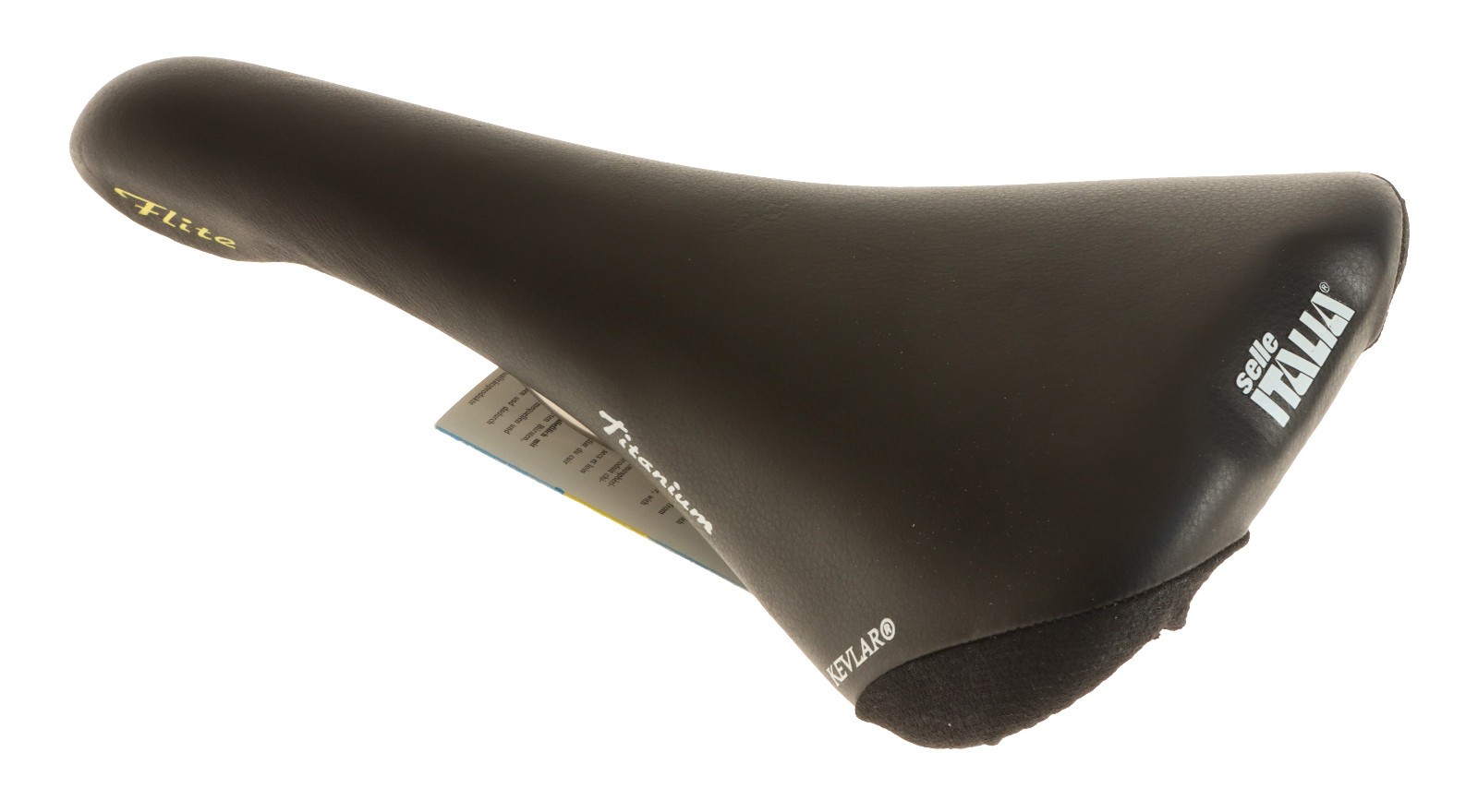 Selle Italia Flite Saddle Titanium Rails Black Made With Kevlar (K) NIB NOS NEW