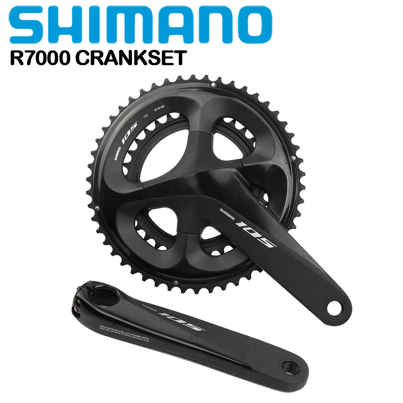Shimano 105 R7000 Crankset 2×11 Speed 170mm 172.5mm 52-36 53-39 50-34T Road Bike