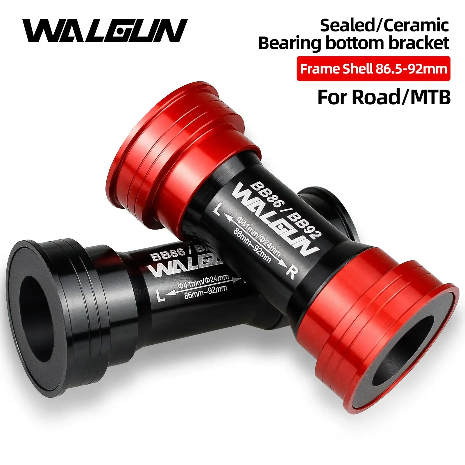 BB86 BB92 Press Fit Bike Bottom Bracket Ceramic BB MTB Road PF4124 PF4130 PF41 4