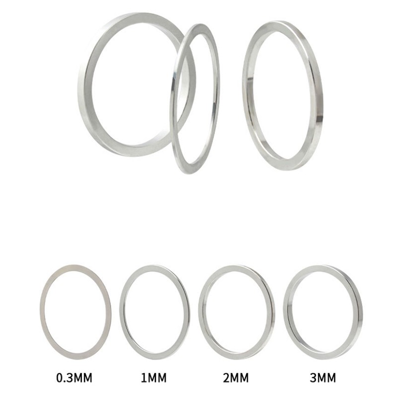 Bike Front Fork Bike Headset Ring Adjusting Washer Aluminum Alloy Gasket 0.3-3mm