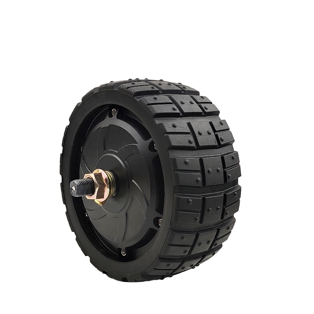 8 inch 50N.m Gear Hub Motor Single Shaft Double Shaft with Off-road Tire