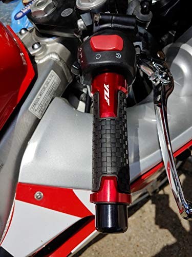 Lqmy Universal Motorcycle Handlebar Grip 7/8 22Mm For Yzf R1 R3 R6 R7 R125 R6S
