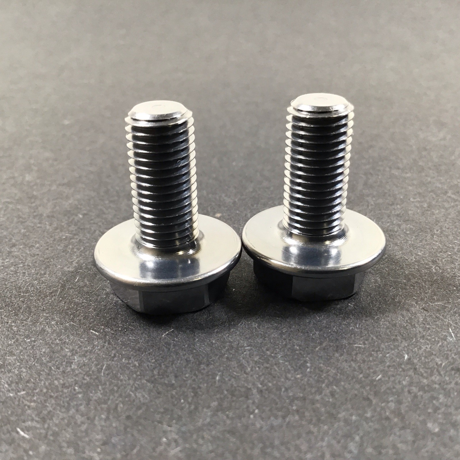 SRP Alloy Square Taper Crank Arm Bolt Set Silver NOS Vintage MTB Kooka Grafton