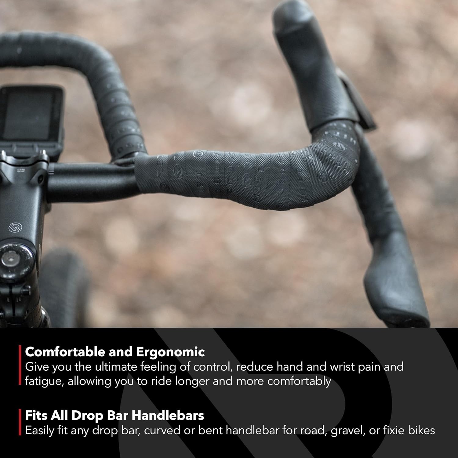 Gravel Bike Flared Drop Bar Grips