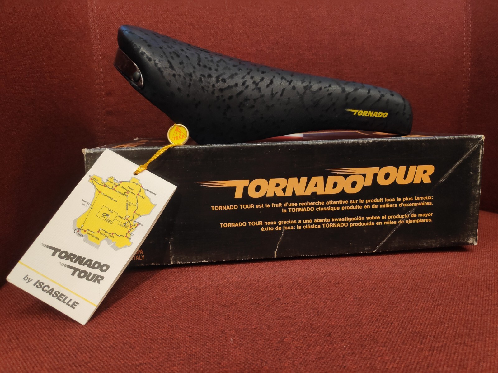 Leather Saddle Iscaselle Tornado Tour NIB Eddy Merckx Columbus Campagnolo rare