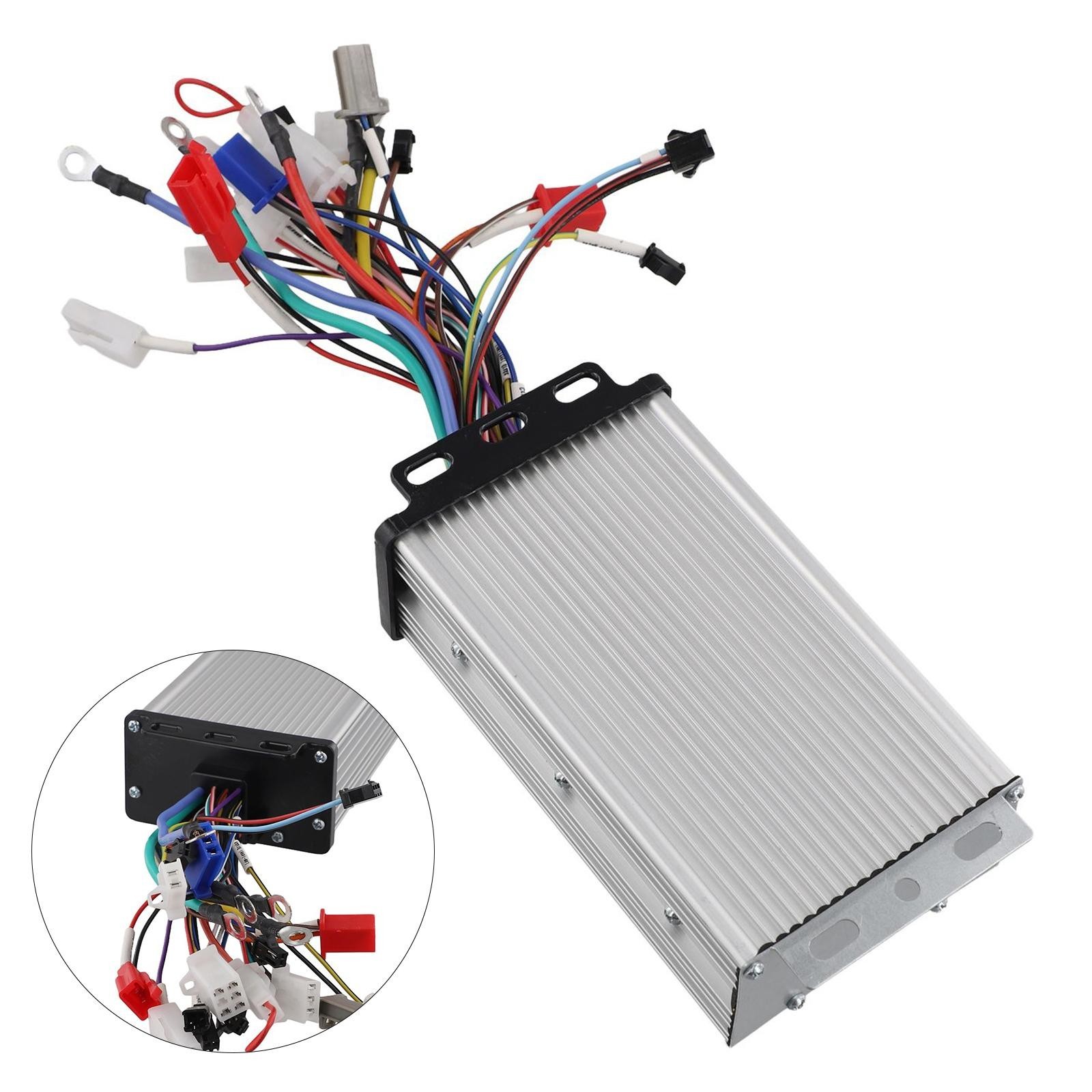 24V36V48V52V60V Intelligent Dual Mode Controller for Electric Bikes 500W 800W