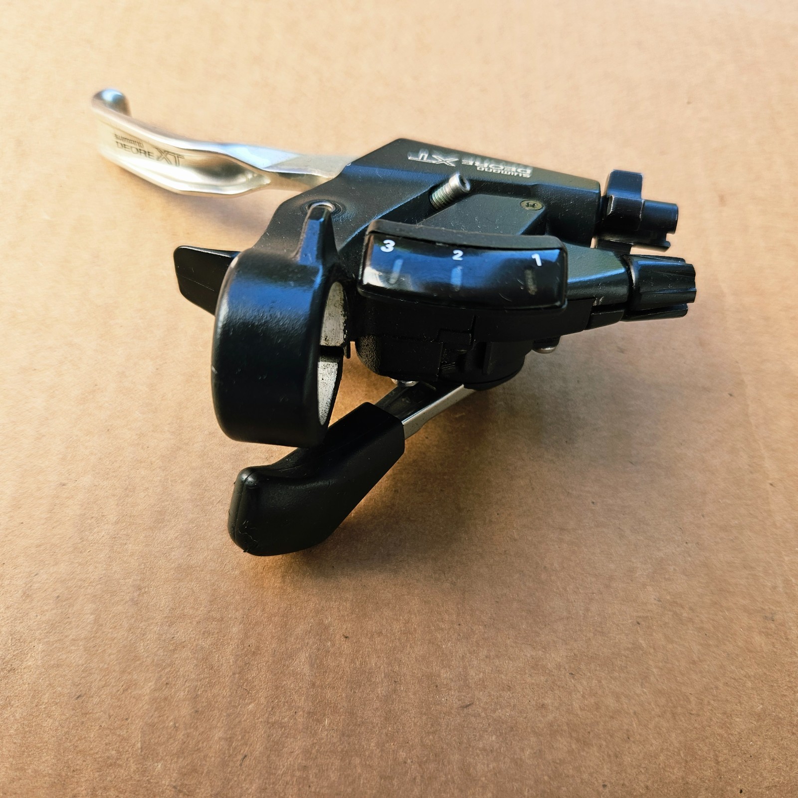 Vintage Shimano Deore XT Left STI Shifter 3 Speed Triple ST-M739 Japan