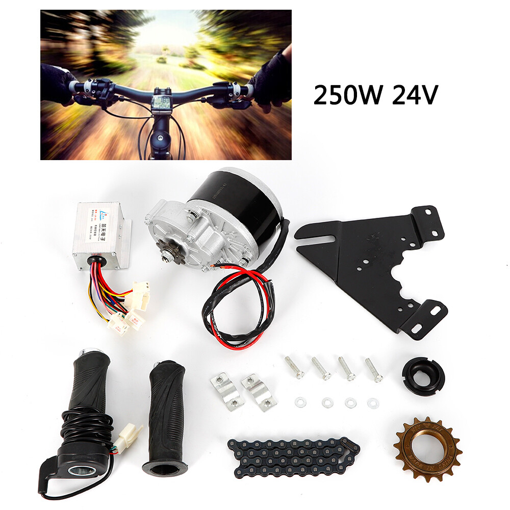 Electric Bicycle Motor Kit E-Bike Wheel Motor Conversion Chain Kit Controller