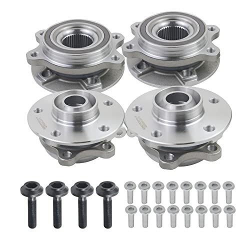 513301 Front & Rear Wheel Hub and Bearing Assembly Replacement for 2009-2015