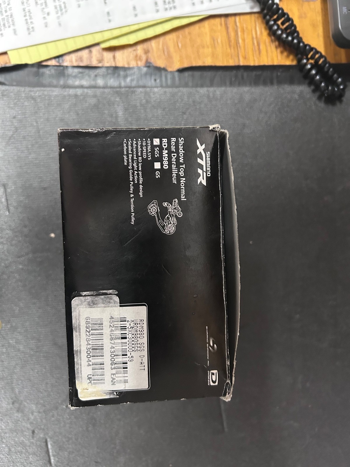 Shimano XTR Shadow Rear Derailleur – NIB 10 speed RD-M980 SGS Top Normal $240