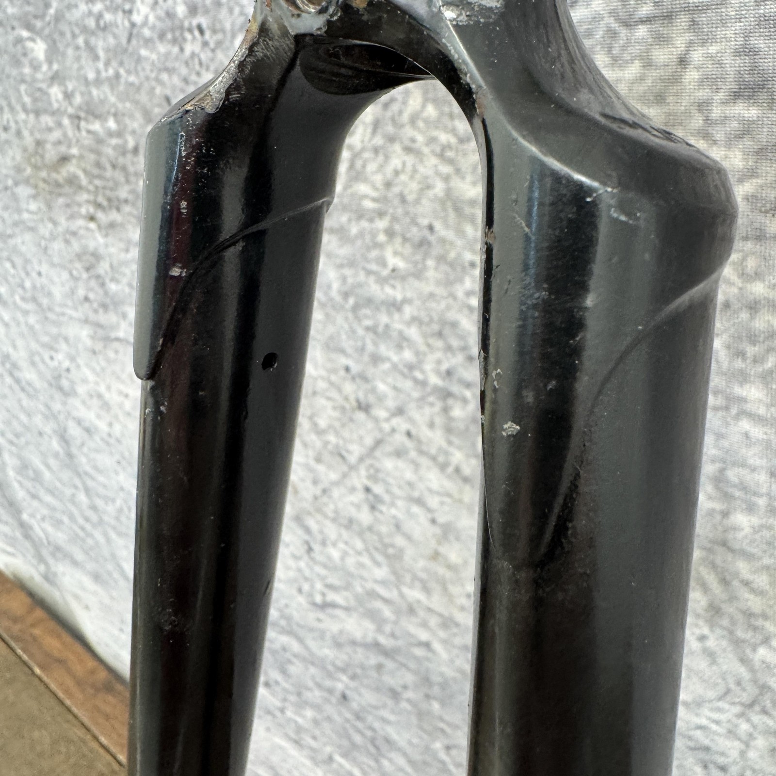 Vintage Puch Road Fork 1 In Threaded 700s Stamped Aero Crown Gipiemme Dropouts