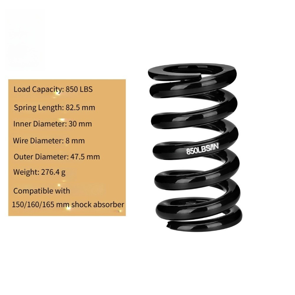 Heavy Duty Rear Shock Absorber Spring 30mm Inside Diameter 350 650 LBS Range