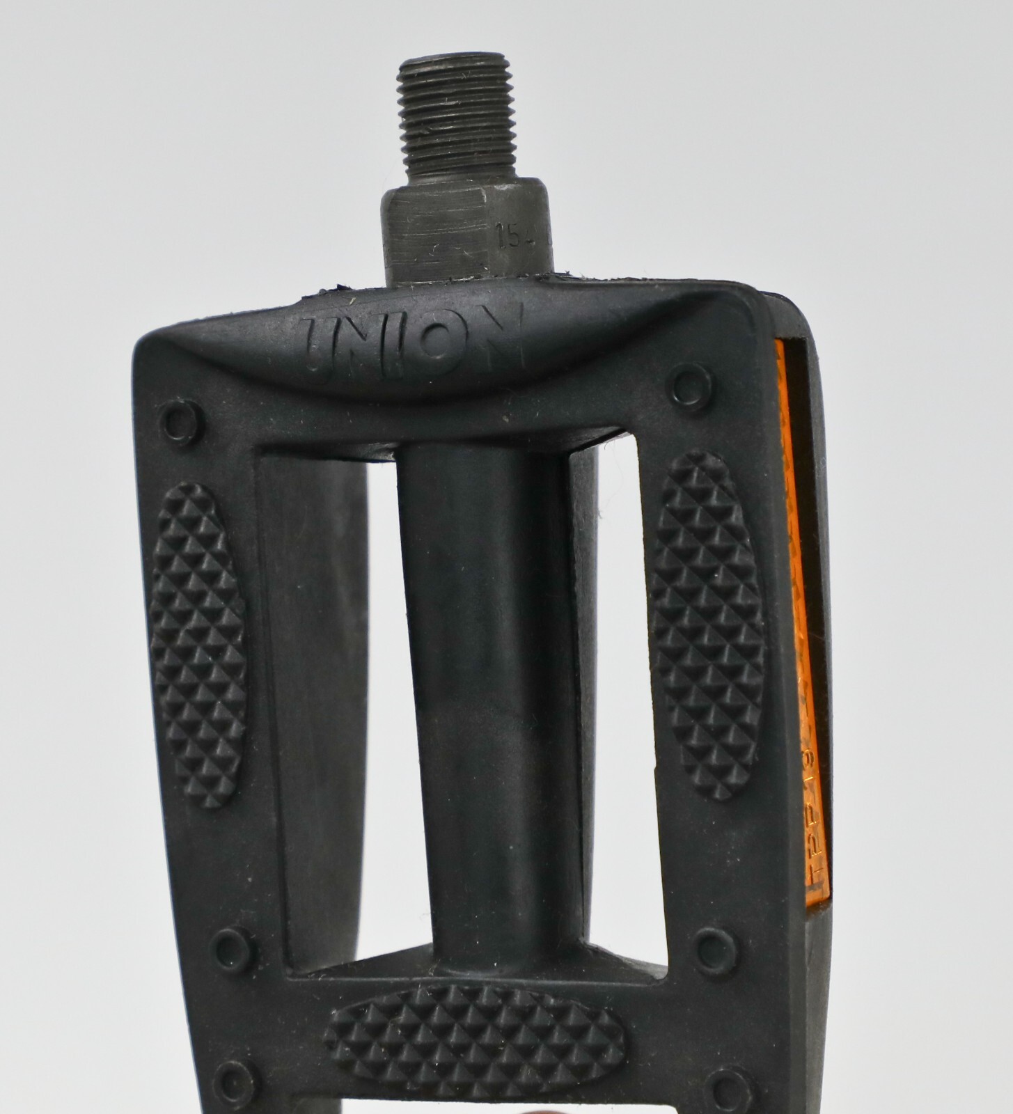 Exercise Bike Bicycle Pedals Union Wedge K10490 Germany NOS Black Rubber 1/2″