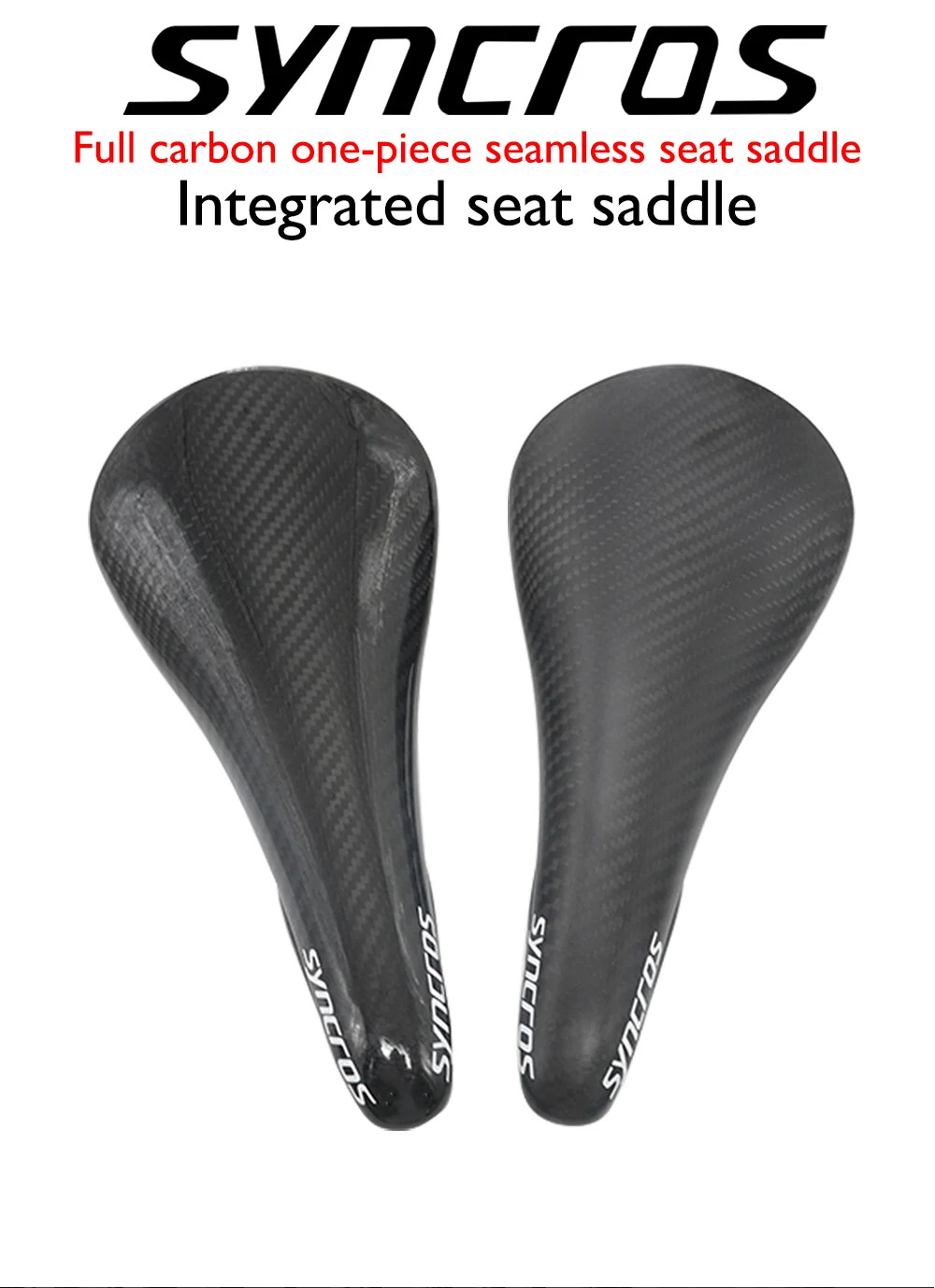 Road Bicycle Carbon Saddle Seamless Aerodynamic/ergonomic Synthetic Design Seat