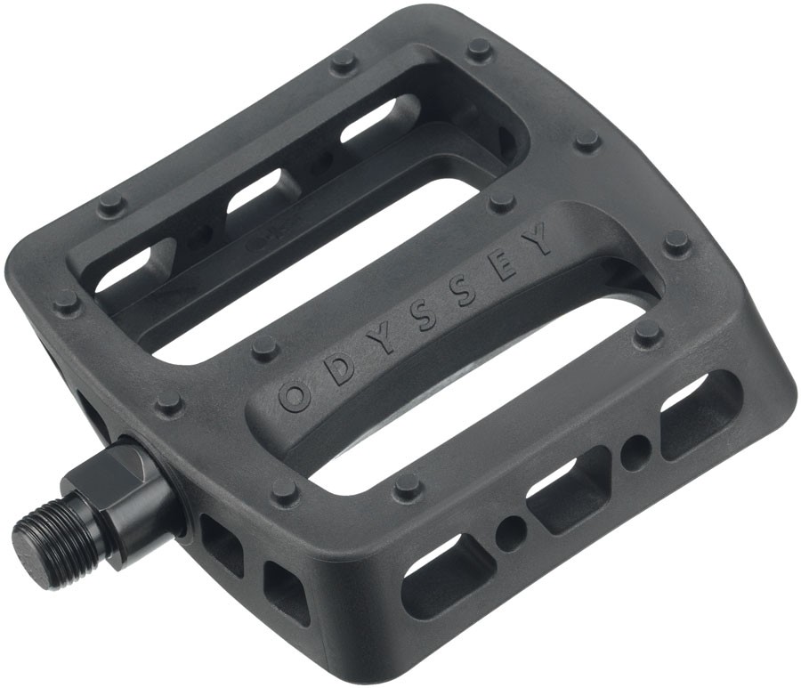Odyssey Twisted Pro PC Pedals – Platform, Composite/Plastic, 9/16″, Black