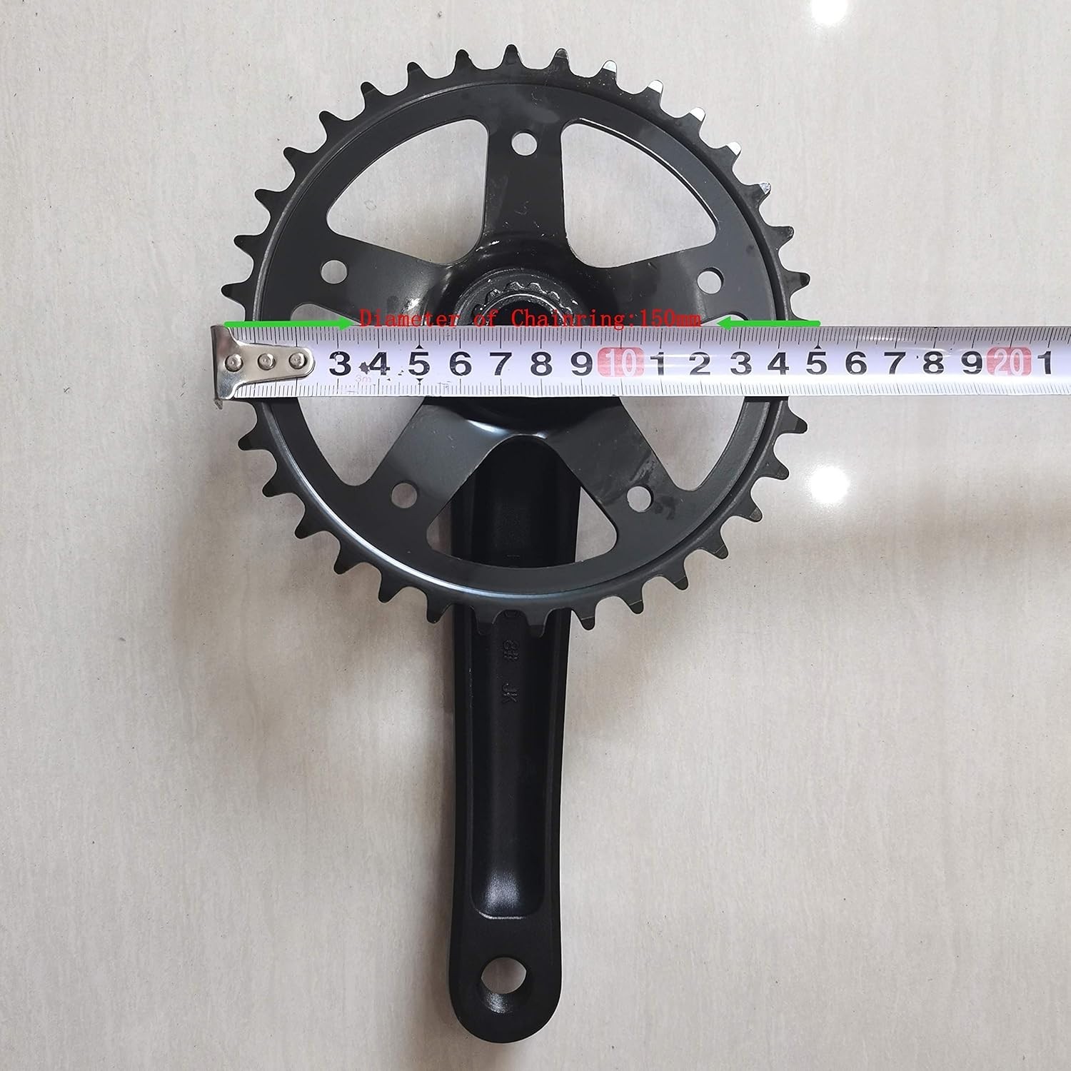 CDH Single Speed Crankset 36T 170mm Crankarms Mountain Road Bike – Square Taper