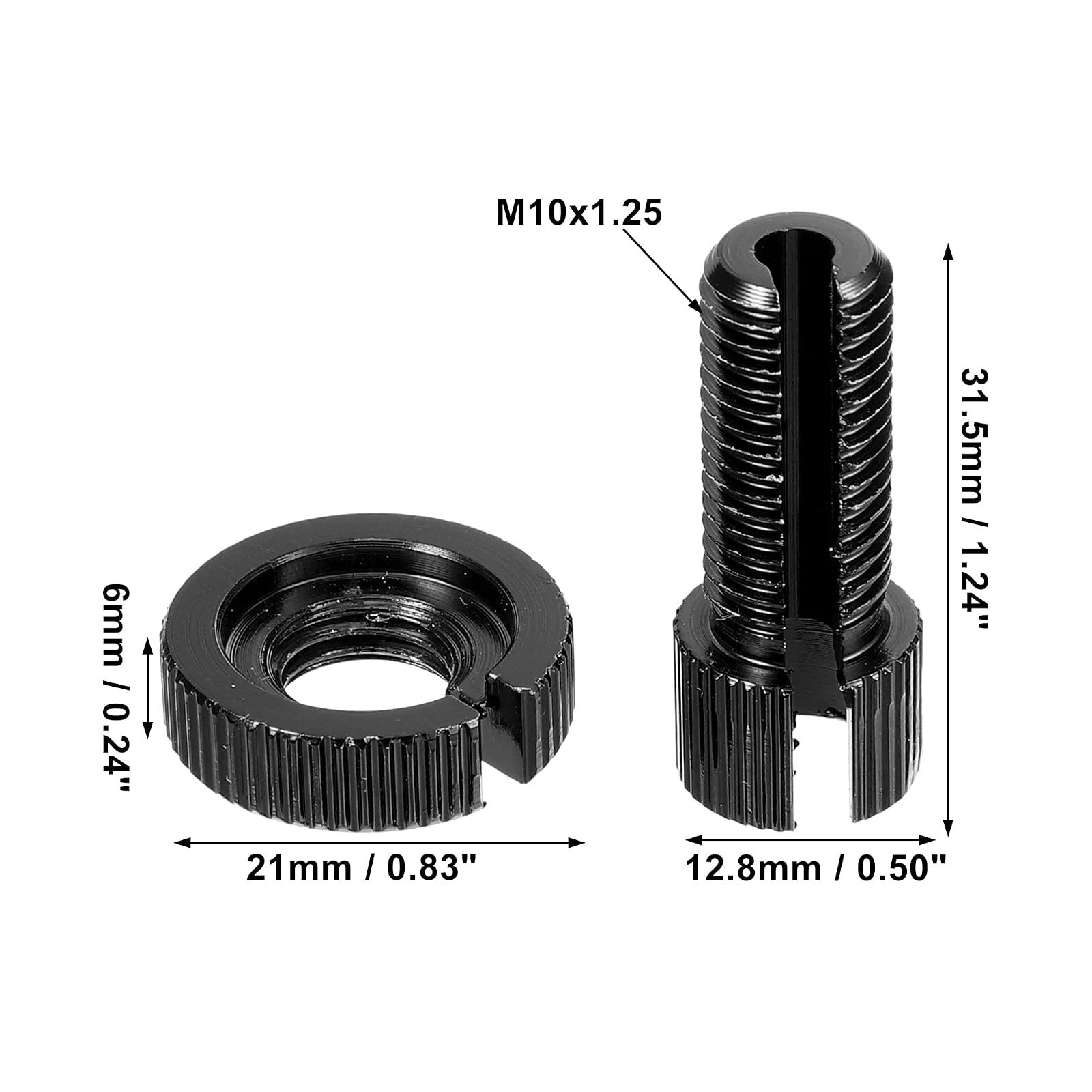 X AUTOHAUX M10 Brake Clutch Cable Adjuster Screw for Motorcycle Bike