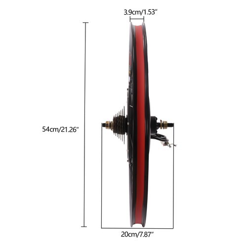 26 inch Rear Wheel 72V 2000W Electric Bicycle Motor E-Bike Hub Conversion Kit