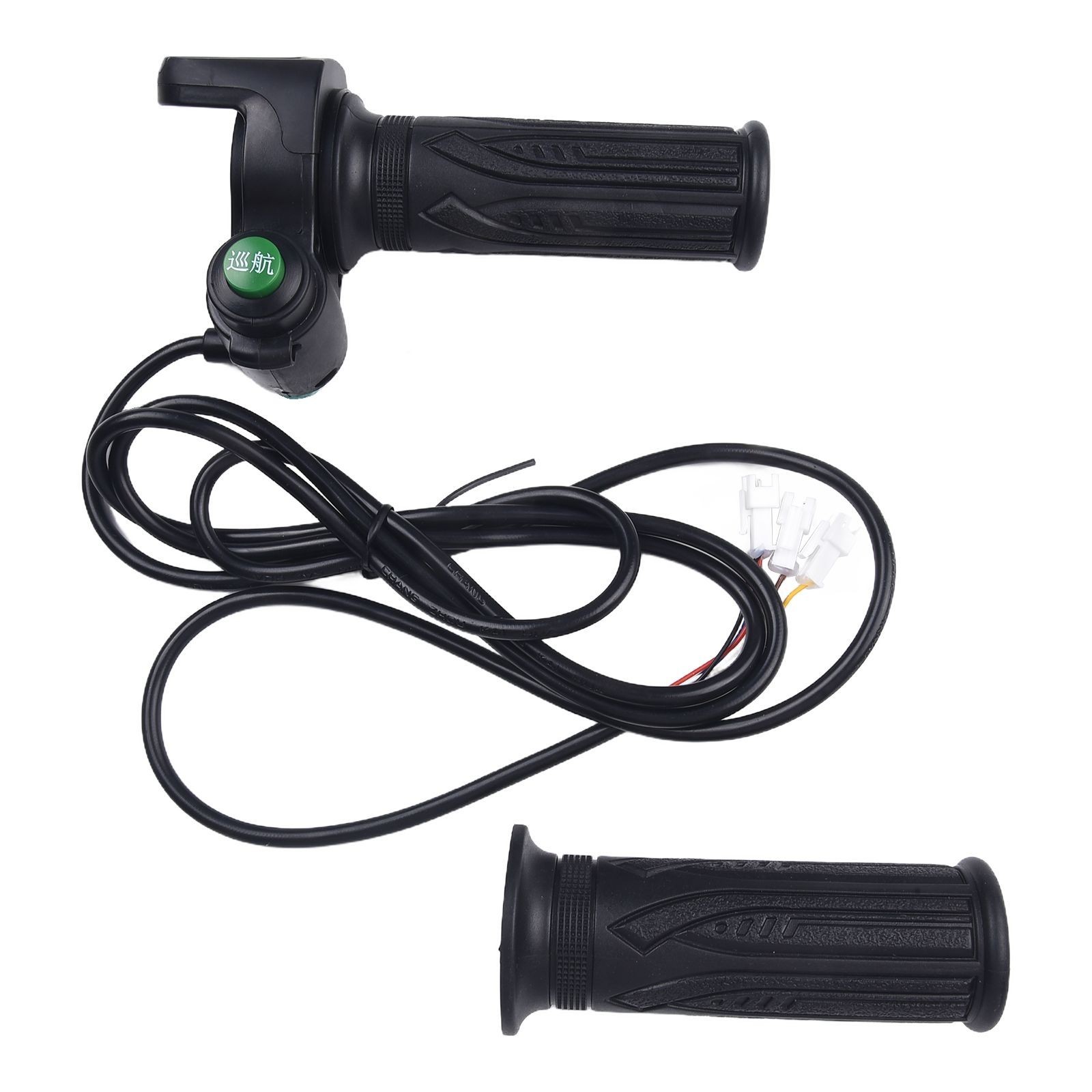 EBike Throttle Grip with 5 Pin Interface and Real time Voltage Display