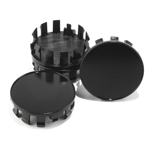 4Pcs 70mm(2.76in) Wheel Center Caps Outer 70MM 2.76″ . Inner 65MM 2.56″ Black