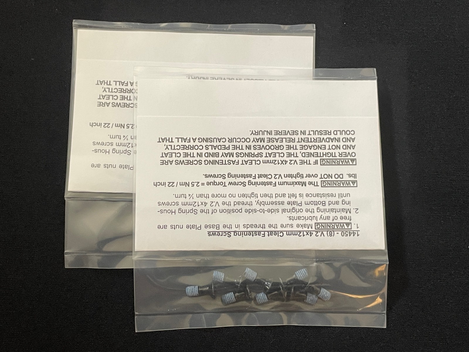 Speedplay Bottom Plates (1 SET)/Screws (2 SETS) for X Cleat Sets for X1, X2 & X5