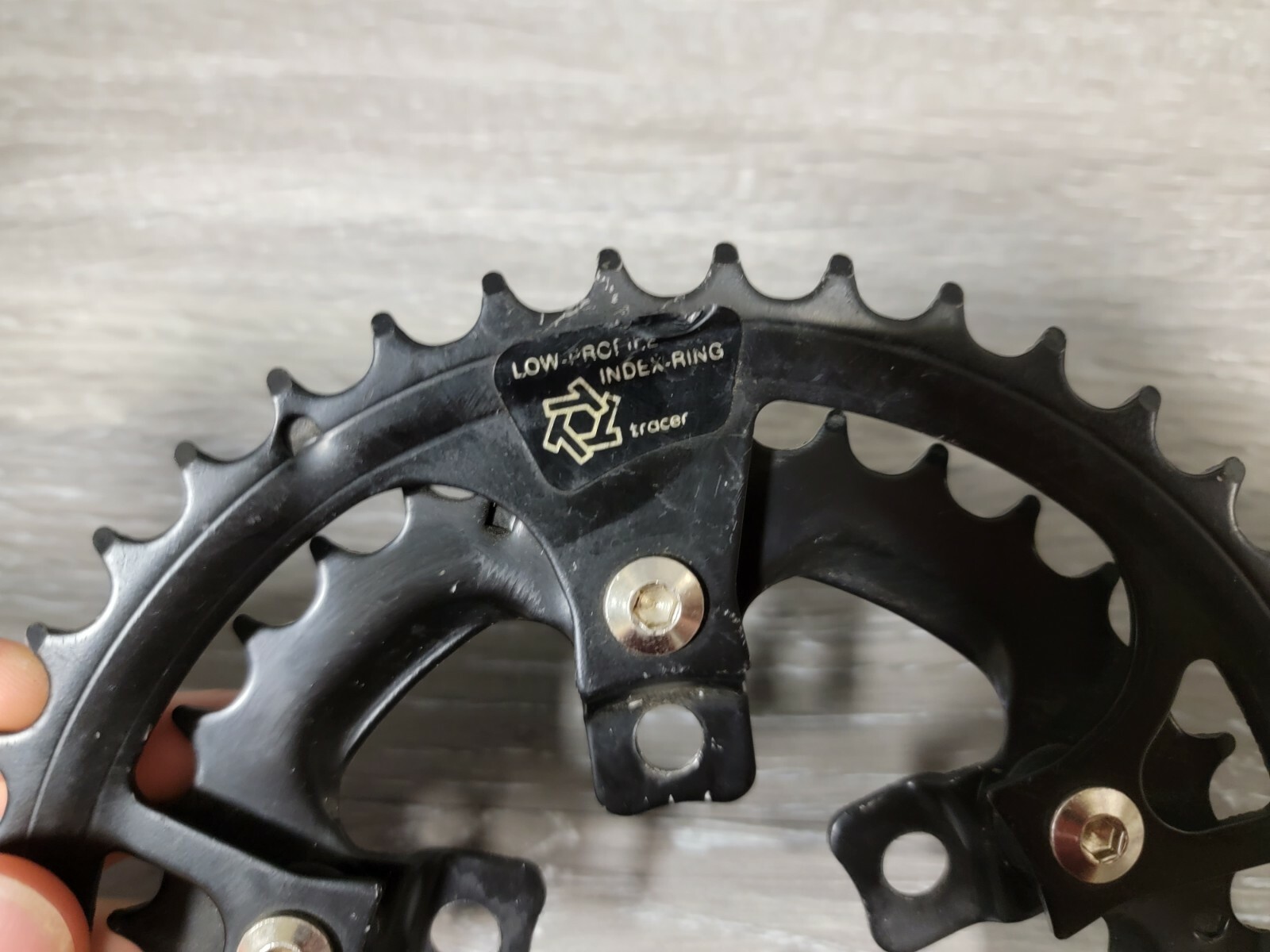 Tracer Bike Chainring Index 42 34 Tooth Steel 58 BCD Mount