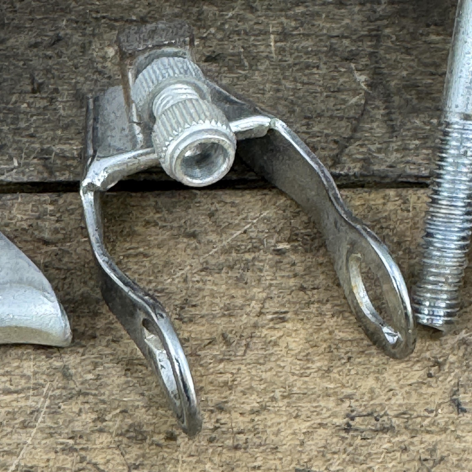Vintage Dia Compe Center Pull Brake Caliper Set Clamp On Yoke Cable Clips
