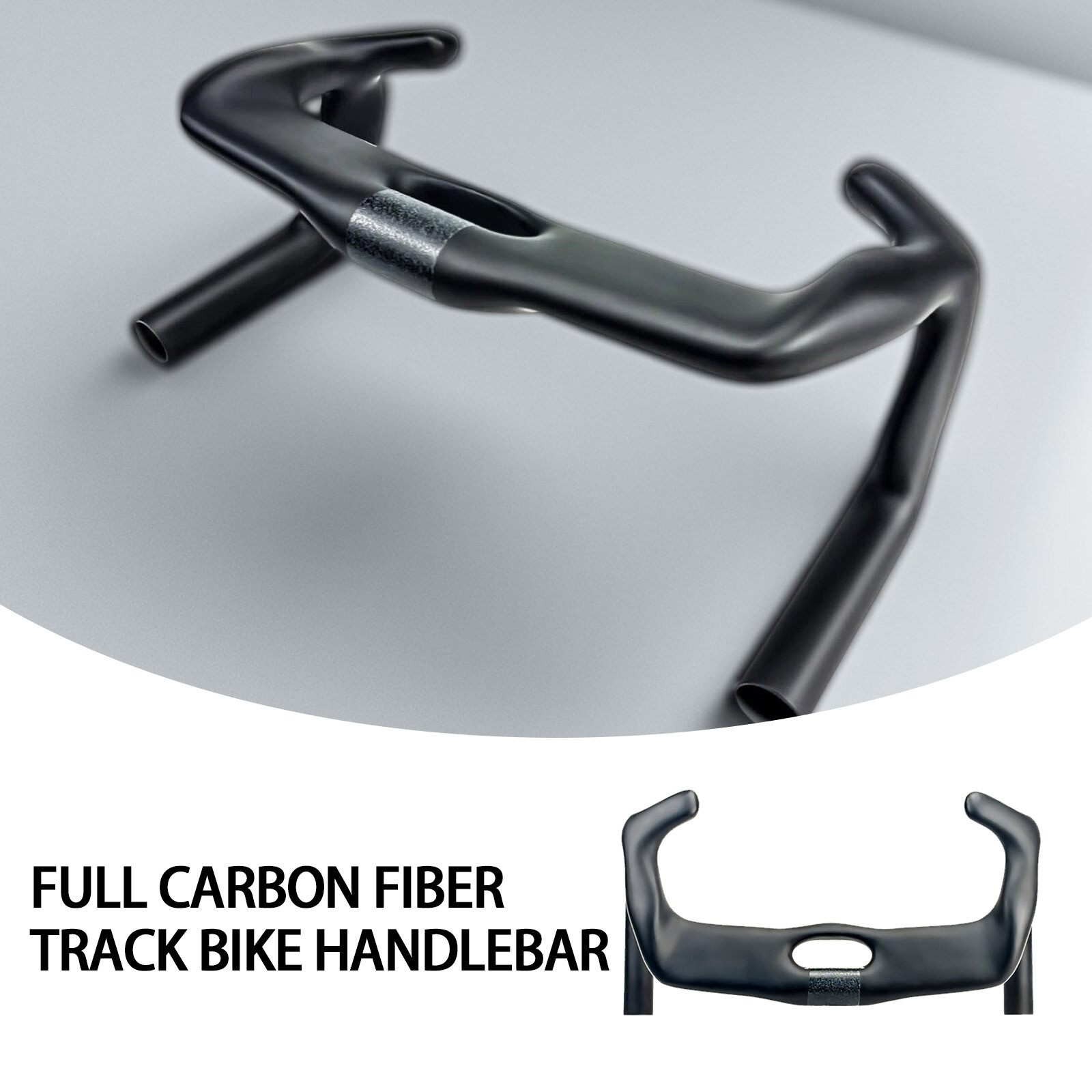 Carbon Fiber Track Cycling Handlebar TT Bike Handle Bar 31.8mm UCI multi-size