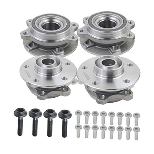 513301 Front & Rear Wheel Hub and Bearing Assembly Replacement for 2009-2015