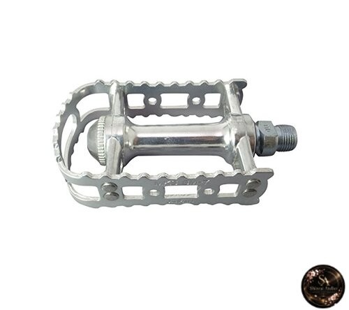 MKS (Mikashima Manufacturing Co. Ltd.) Bicycle Pedals BM-7 (Silver)