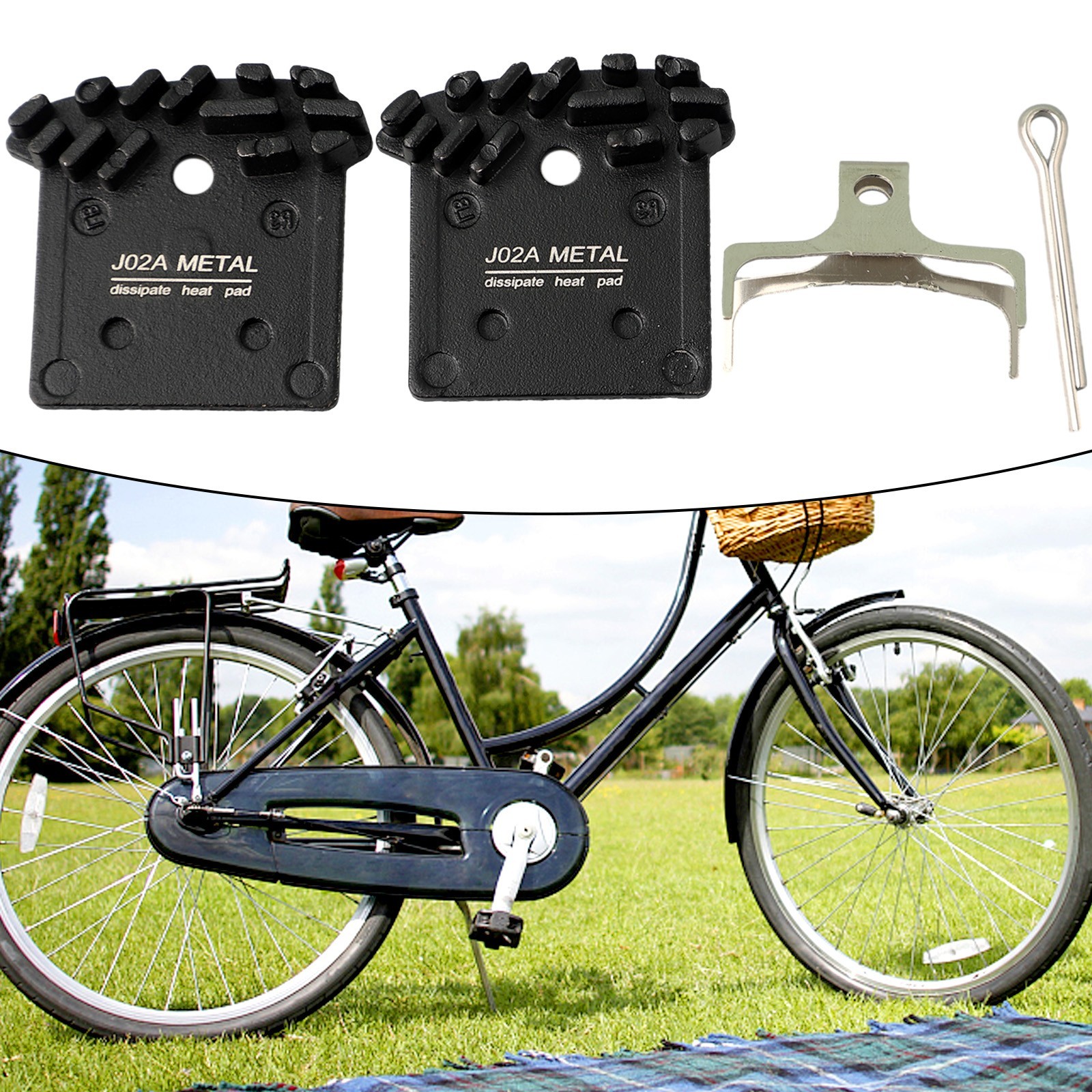 Bicycle Brake Pads Garden Indoor Parts Black About 40g High Proportion