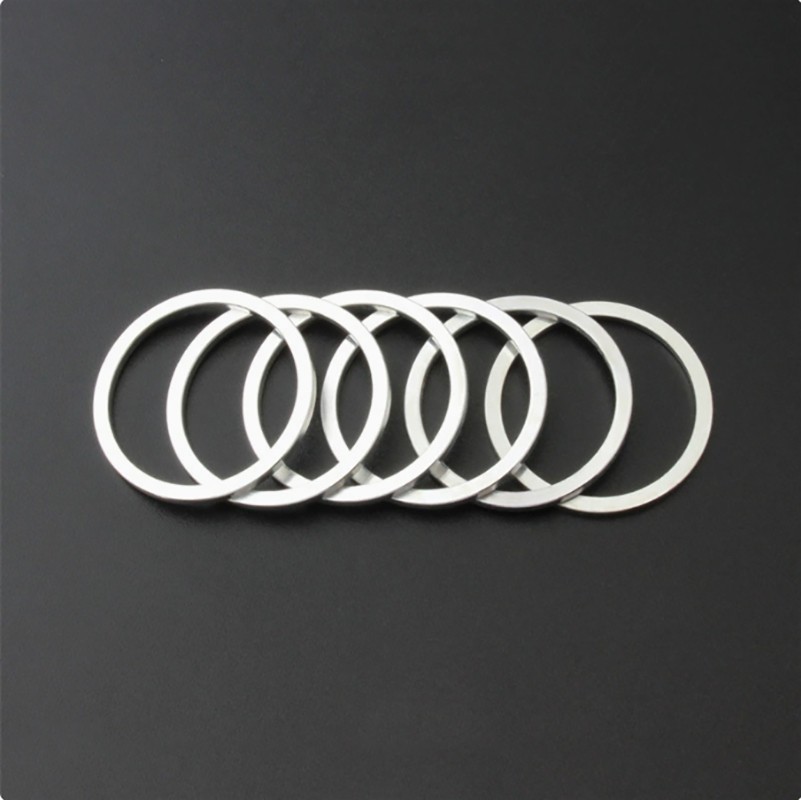 Bike Front Fork Bike Headset Ring Adjusting Washer Aluminum Alloy Gasket 0.3-3mm