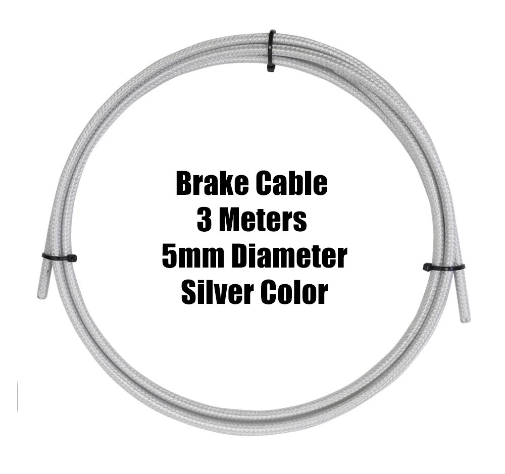 3 Meters Bike Braided Cable Slick Lube Shift Housing Weave Brake Hose Derailleur