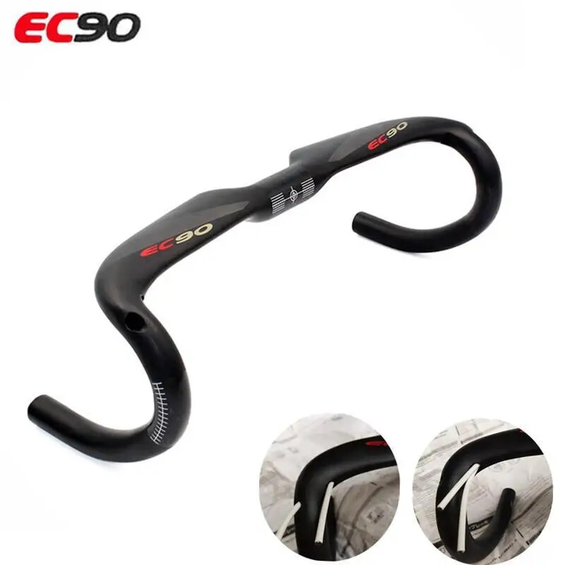 400/420/440mm Road Bike Full Carbon Internal Routing Handlebar Stem UD Matte